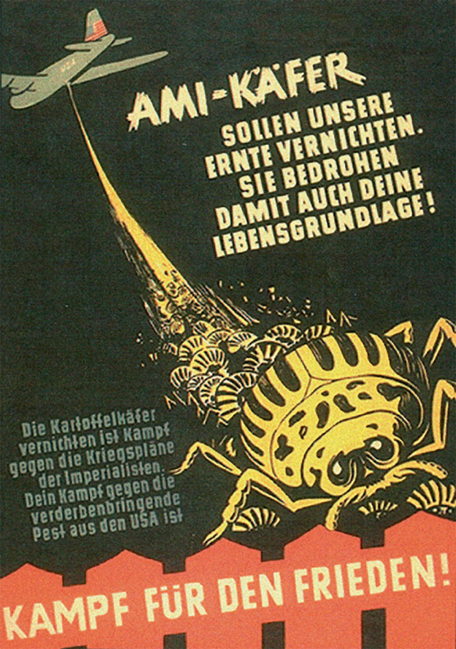 Propaganda-Plakat (Quelle: www.potatobeetle.org)