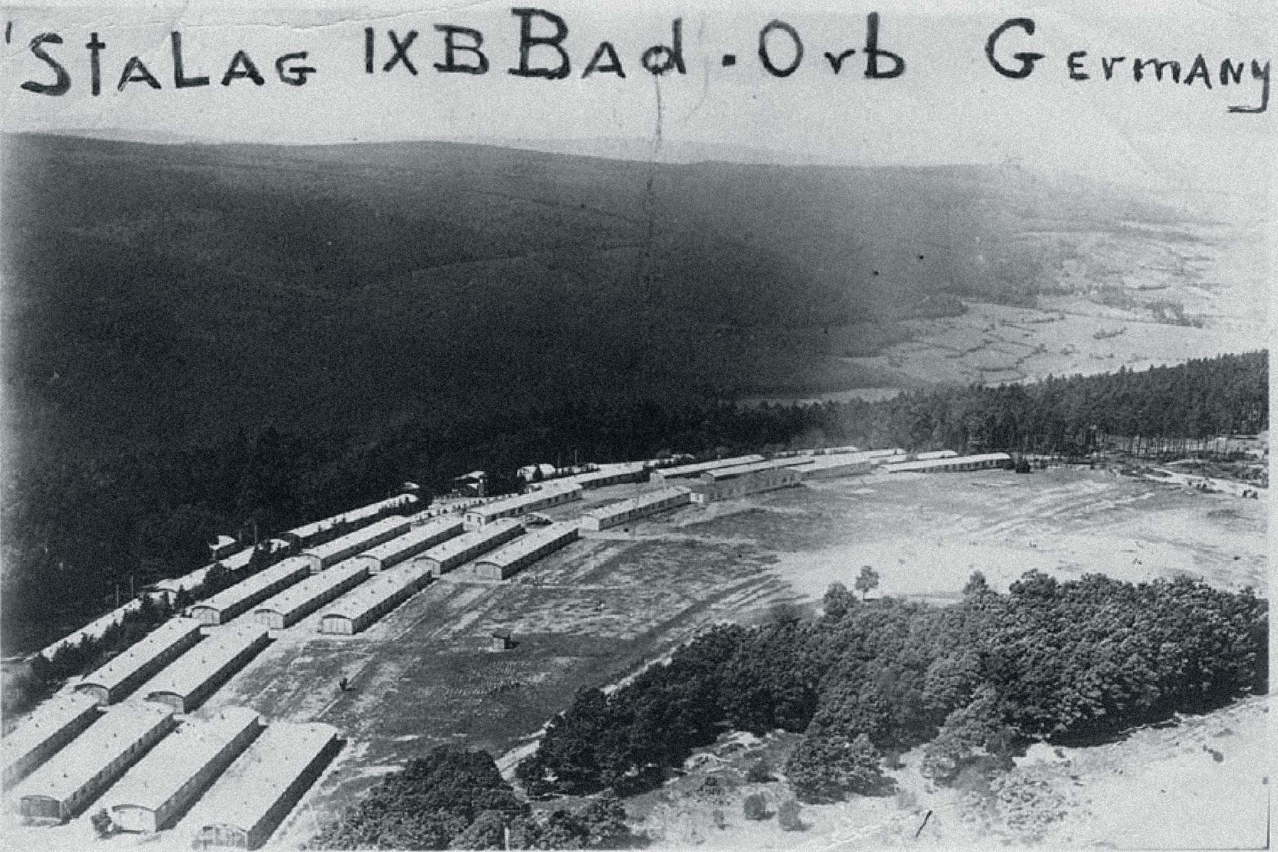 Luftbild der Wegscheide um 1945 (Quelle: www.lonesentry.com).