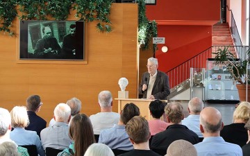 Eröffnung der Vernissage mit Landrat Thorsten Stolz