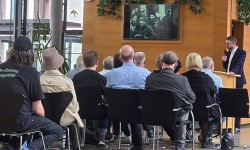 Vernissage am 08. Mai 2025 Eröffnung durch Landrat Thorsten Stolz