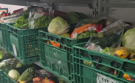 Aufnahmen aus dem Film über die Arbeit der Gelnhäuser Tafel.