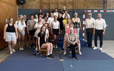 DIe angehenden Erzieherinnen und Erzieher der Beruflichen Schulen Gelnhausen